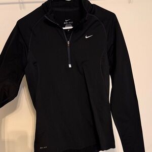 Nike Black Quarter-Zip Dri-FIT Shirt